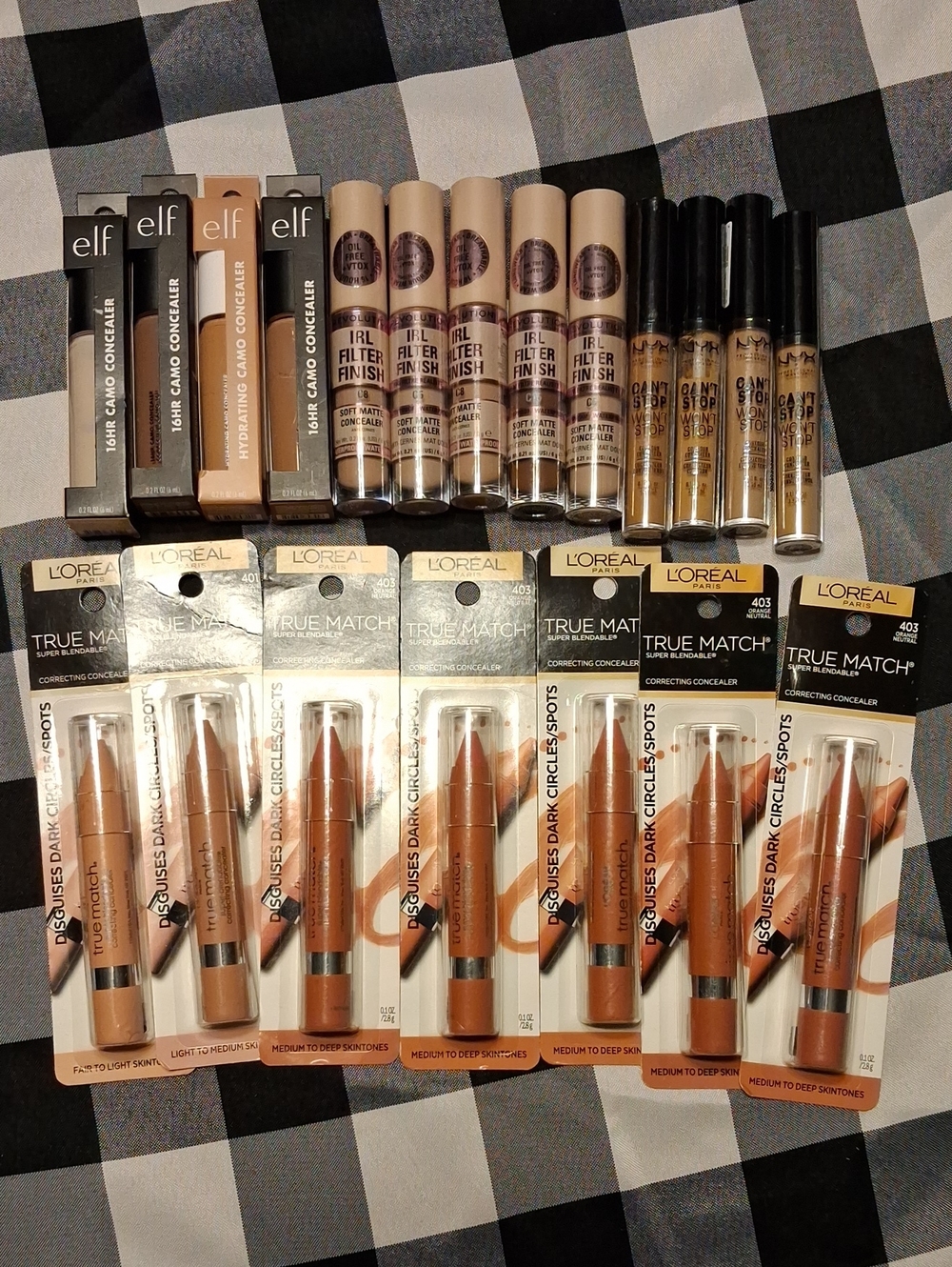 e.l.f. Revolution NYX L'Oreal Concealer Corrector Bundle Makeup Cosmetics ELF
